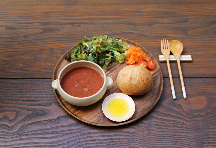 ▼季節のお野菜のスープセット